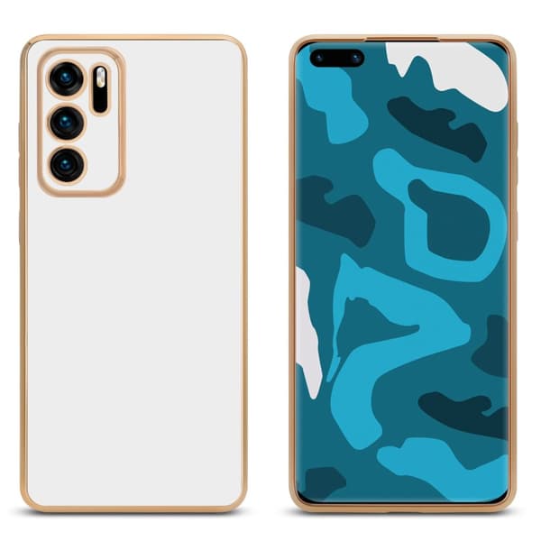 Huawei P40 Suojakuori Suojakotelo joka on valmistettu joustavasta TPU-silikonista ja jossa on kameran suojaus