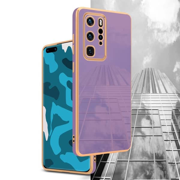 Huawei P40 PRO / P40 PRO+ Fodral Mobilskydd Skal av flexibel TPU-silikon och med kameraskydd