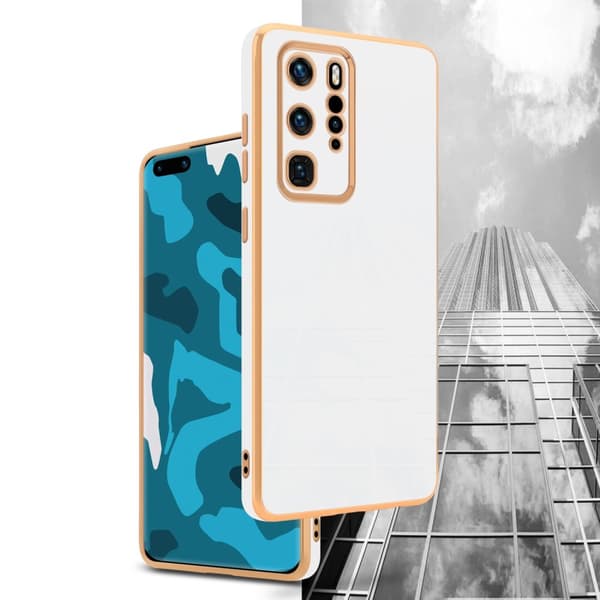 Huawei P40 PRO / P40 PRO+ Fodral Mobilskydd Skal av flexibel TPU-silikon och med kameraskydd