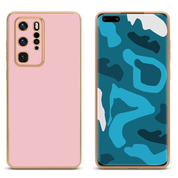 Huawei P40 PRO / P40 PRO+ Fodral Mobilskydd Skal av flexibel TPU-silikon och med kameraskydd