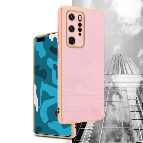 Huawei P40 PRO / P40 PRO+ Fodral Mobilskydd Skal av flexibel TPU-silikon och med kameraskydd
