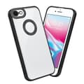 Miniatyrbild 1 av 8: iPhone 7 / 7S / 8 / SE 2020 Skal Fodral av flexibelt TPU-silikon med Chrome-applikation Mobilskydd