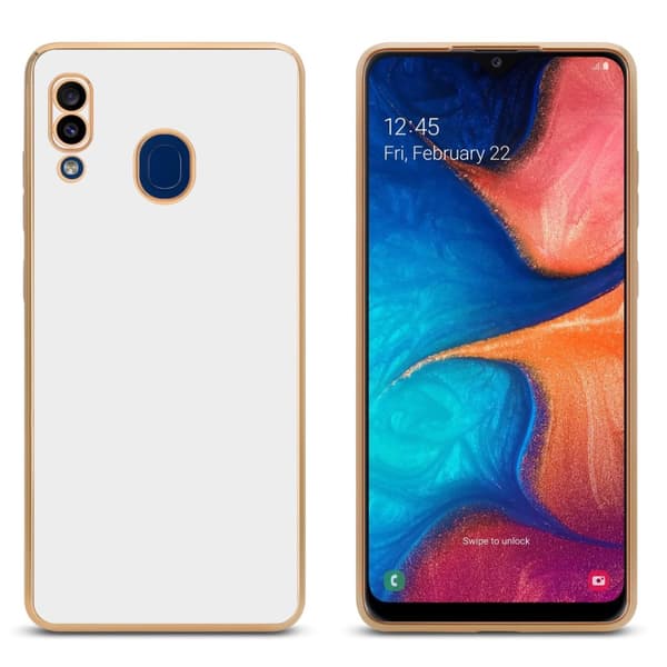 Samsung Galaxy A20 / A30 / M10s Suojakuori Suojakotelo joka on valmistettu joustavasta TPU-silikonista ja jossa on kameran suojaus