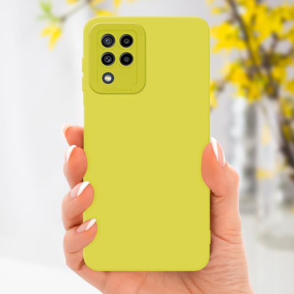 Samsung Galaxy M22 / M32 4G Fodral Skal Case Cover av flexibelt TPU-silikon Bobilskydd
