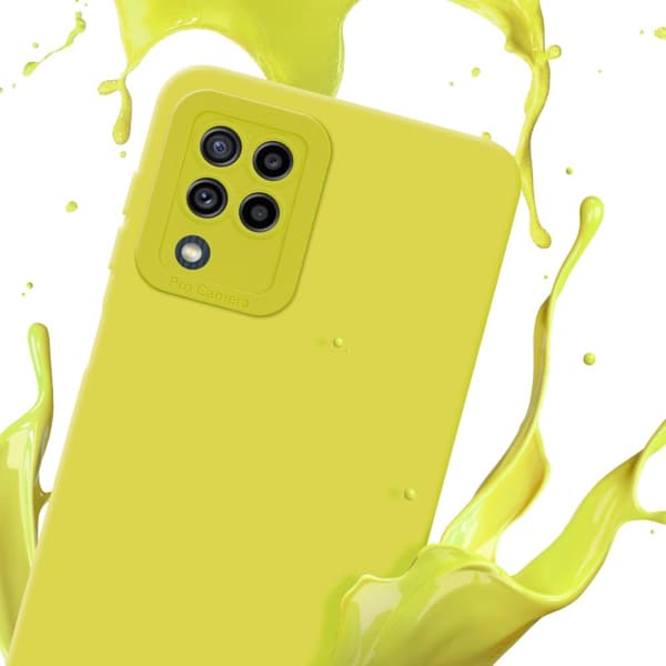 Samsung Galaxy M22 / M32 4G Fodral Skal Case Cover av flexibelt TPU-silikon Bobilskydd
