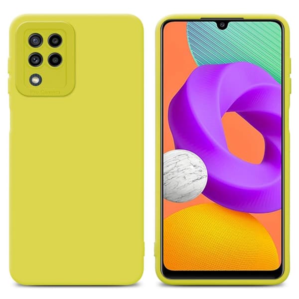 Samsung Galaxy M22 / M32 4G Fodral Skal Case Cover av flexibelt TPU-silikon Bobilskydd