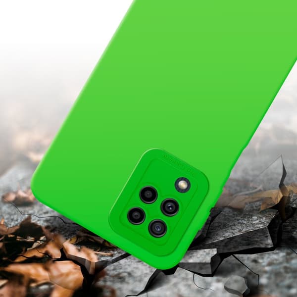 Samsung Galaxy M22 / M32 4G Fodral Skal Case Cover av flexibelt TPU-silikon Bobilskydd