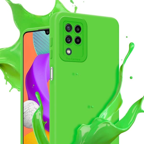 Samsung Galaxy M22 / M32 4G Fodral Skal Case Cover av flexibelt TPU-silikon Bobilskydd