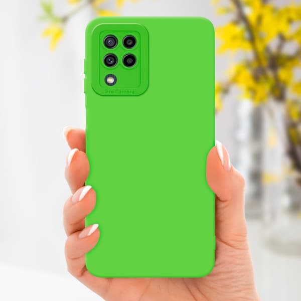 Samsung Galaxy M22 / M32 4G Fodral Skal Case Cover av flexibelt TPU-silikon Bobilskydd