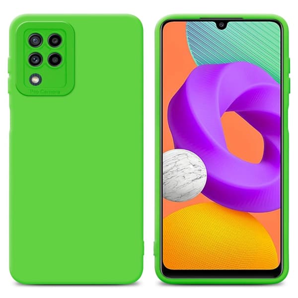 Samsung Galaxy M22 / M32 4G Fodral Skal Case Cover av flexibelt TPU-silikon Bobilskydd