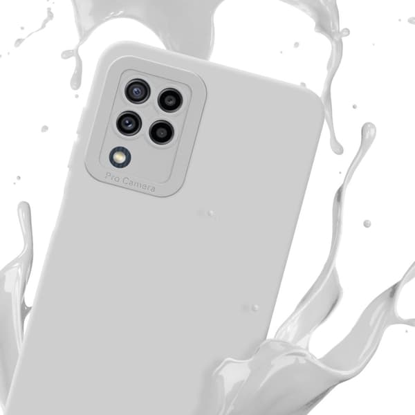Samsung Galaxy M22 / M32 4G Fodral Skal Case Cover av flexibelt TPU-silikon Bobilskydd