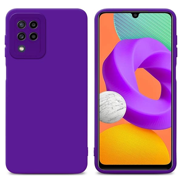 Samsung Galaxy M22 / M32 4G Fodral Skal Case Cover av flexibelt TPU-silikon Bobilskydd