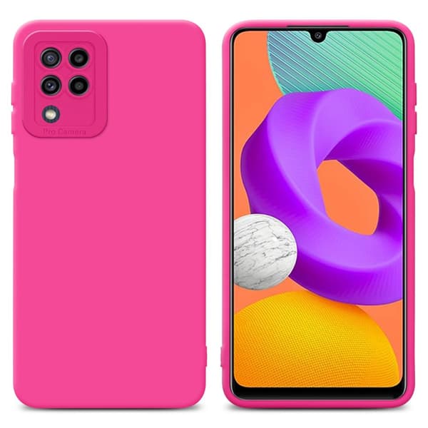 Samsung Galaxy M22 / M32 4G Fodral Skal Case Cover av flexibelt TPU-silikon Bobilskydd
