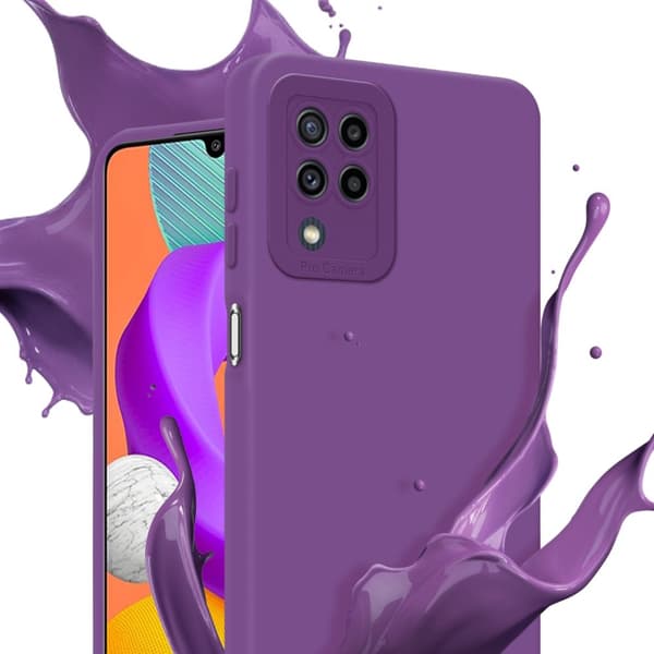 Samsung Galaxy M22 / M32 4G Fodral Skal Case Cover av flexibelt TPU-silikon Bobilskydd