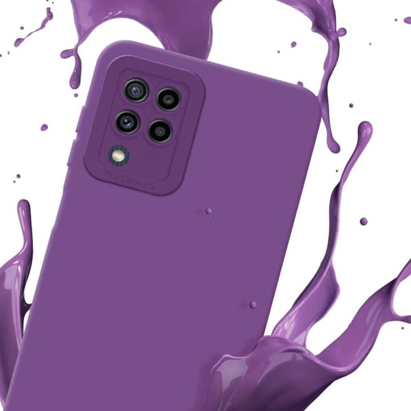 Samsung Galaxy M22 / M32 4G Fodral Skal Case Cover av flexibelt TPU-silikon Bobilskydd