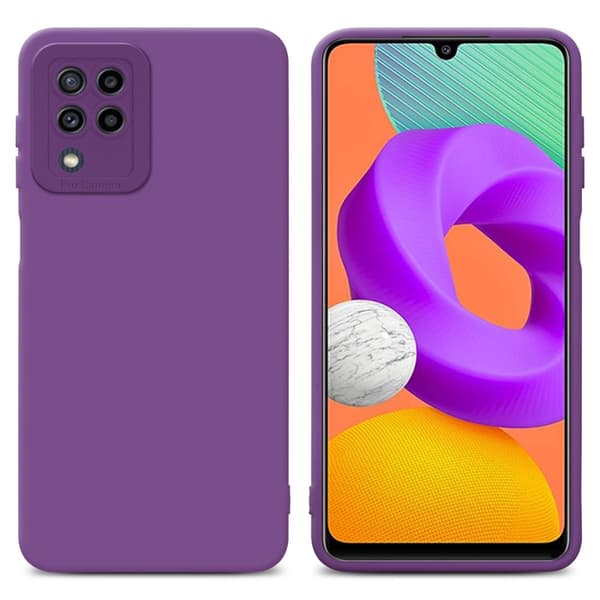 Samsung Galaxy M22 / M32 4G Fodral Skal Case Cover av flexibelt TPU-silikon Bobilskydd