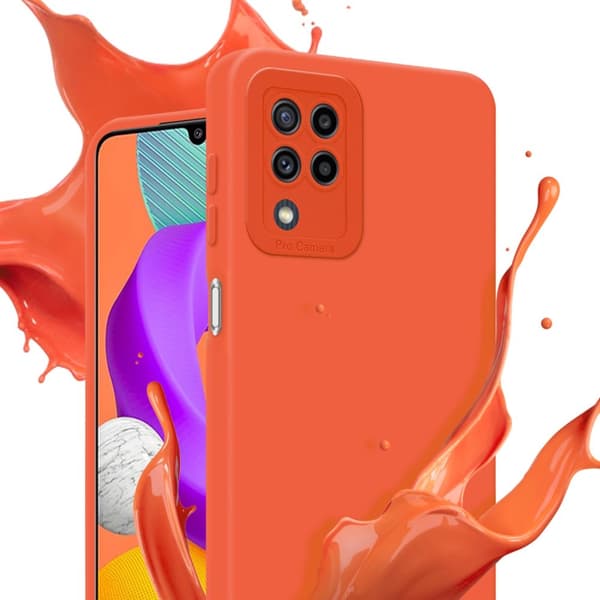 Samsung Galaxy M22 / M32 4G Fodral Skal Case Cover av flexibelt TPU-silikon Bobilskydd