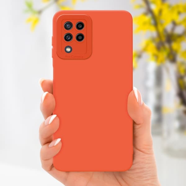 Samsung Galaxy M22 / M32 4G Fodral Skal Case Cover av flexibelt TPU-silikon Bobilskydd