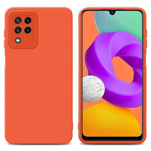 Samsung Galaxy M22 / M32 4G Fodral Skal Case Cover av flexibelt TPU-silikon Bobilskydd