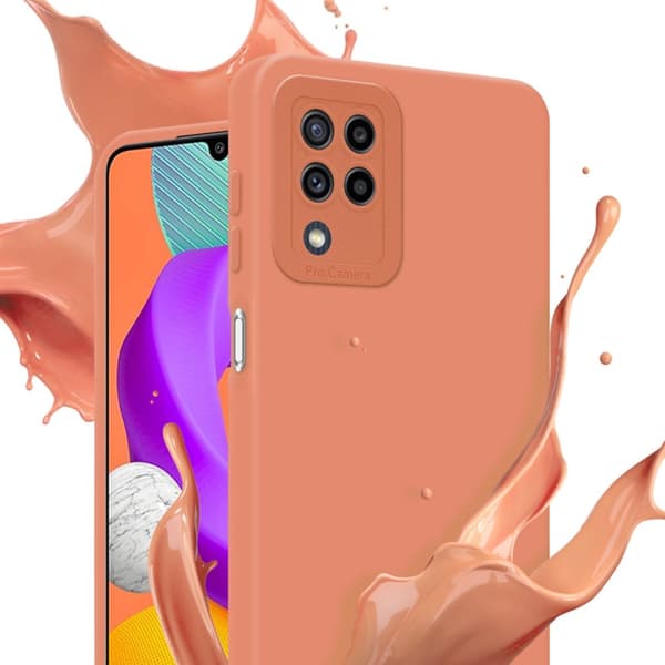 Samsung Galaxy M22 / M32 4G Fodral Skal Case Cover av flexibelt TPU-silikon Bobilskydd