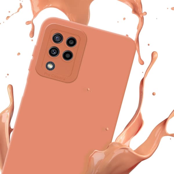 Samsung Galaxy M22 / M32 4G Fodral Skal Case Cover av flexibelt TPU-silikon Bobilskydd
