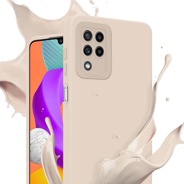 Samsung Galaxy M22 / M32 4G Fodral Skal Case Cover av flexibelt TPU-silikon Bobilskydd