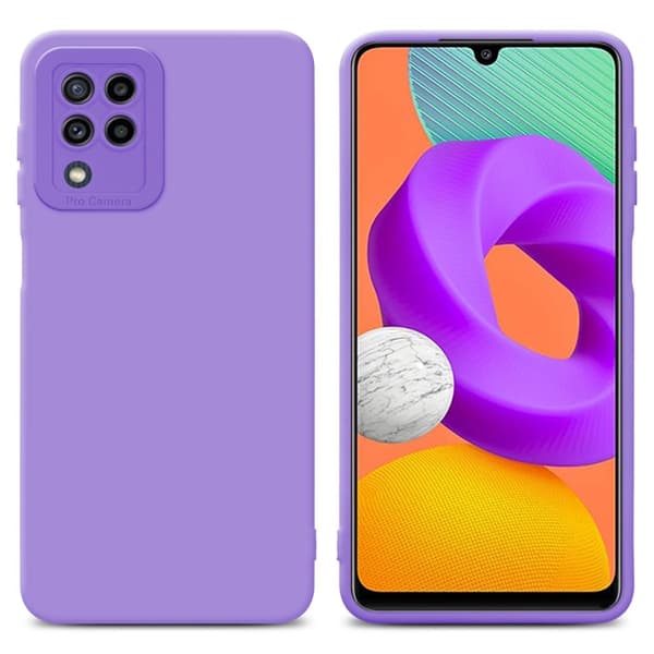 Samsung Galaxy M22 / M32 4G Suojakuori Suojakotelo valmistettu joustavasta TPU-silikonista