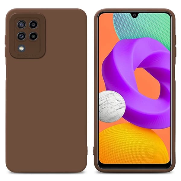Samsung Galaxy M22 / M32 4G Fodral Skal Case Cover av flexibelt TPU-silikon Bobilskydd