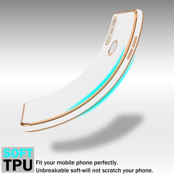 Samsung Galaxy A10s / M01s Fodral Mobilskydd Skal av flexibel TPU-silikon och med kameraskydd
