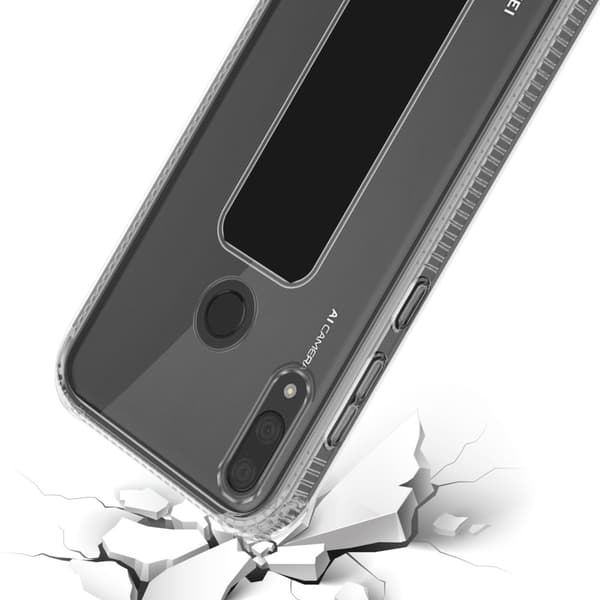 Huawei Y7 2019 / Y7 PRIME 2019 Skal Fodral Mobilskydd Skyddsfodral Case Cover av flexibelt TPU-silikon med hållare och stativfunktion