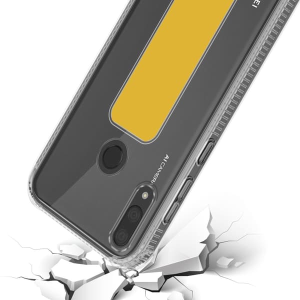 Huawei Y7 2019 / Y7 PRIME 2019 Skal Fodral Mobilskydd Skyddsfodral Case Cover av flexibelt TPU-silikon med hållare och stativfunktion