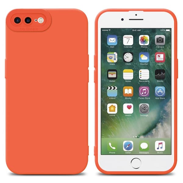 iPhone 7 PLUS / 7S PLUS / 8 PLUS Cover Etui Case () LIQUID ORANGE