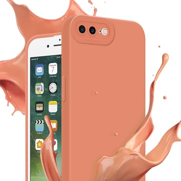 iPhone 7 PLUS / 7S PLUS / 8 PLUS Fodral Skal Case Cover av flexibelt TPU-silikon Bobilskydd