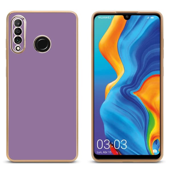 Huawei P30 LITE Fodral Mobilskydd Skal av flexibel TPU-silikon och med kameraskydd