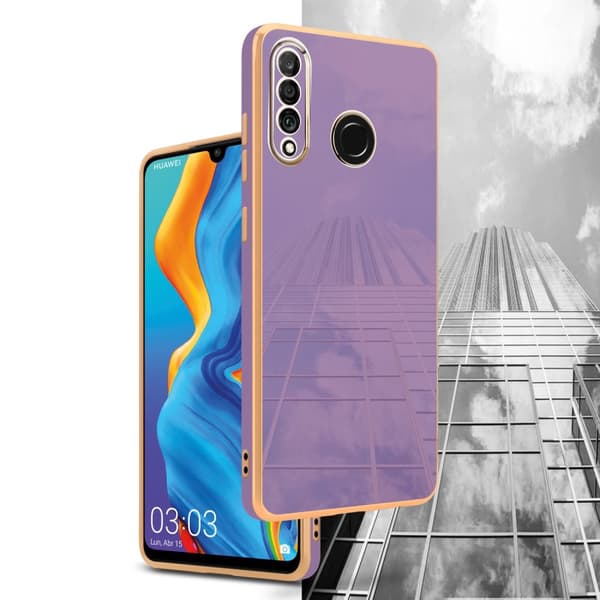 Huawei P30 LITE Fodral Mobilskydd Skal av flexibel TPU-silikon och med kameraskydd