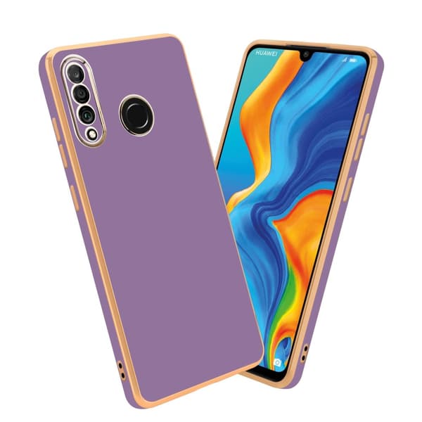 Huawei P30 LITE Fodral Mobilskydd Skal av flexibel TPU-silikon och med kameraskydd
