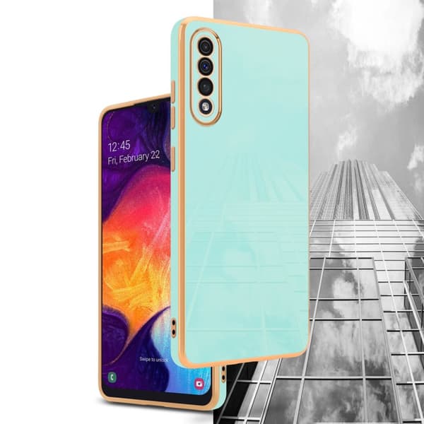Silikondeksel til Samsung Galaxy A50 4G / A50s / A30s med kamerabeskyttelse