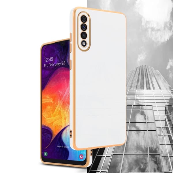 Silikondeksel til Samsung Galaxy A50 4G / A50s / A30s med kamerabeskyttelse