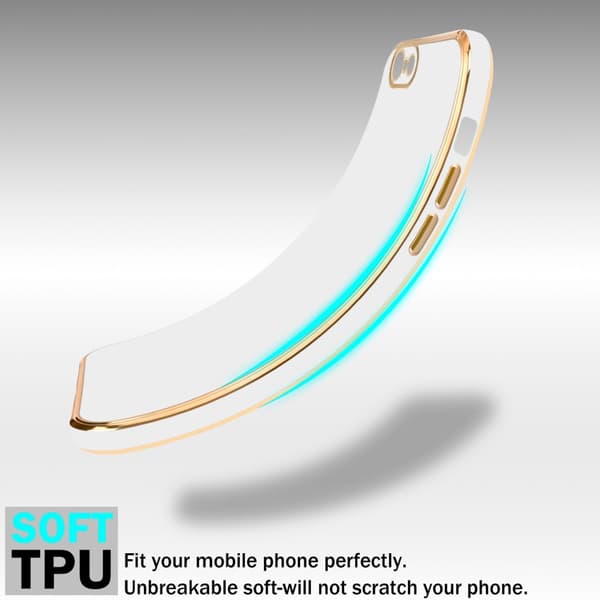 iPhone 6 PLUS / 6S PLUS Fodral Mobilskydd Skal av flexibel TPU-silikon och med kameraskydd