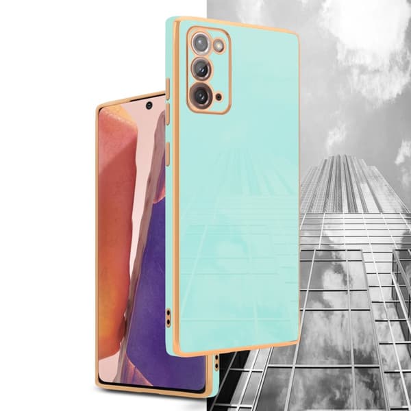 Samsung Galaxy NOTE 20 Fodral Mobilskydd Skal av flexibel TPU-silikon och med kameraskydd
