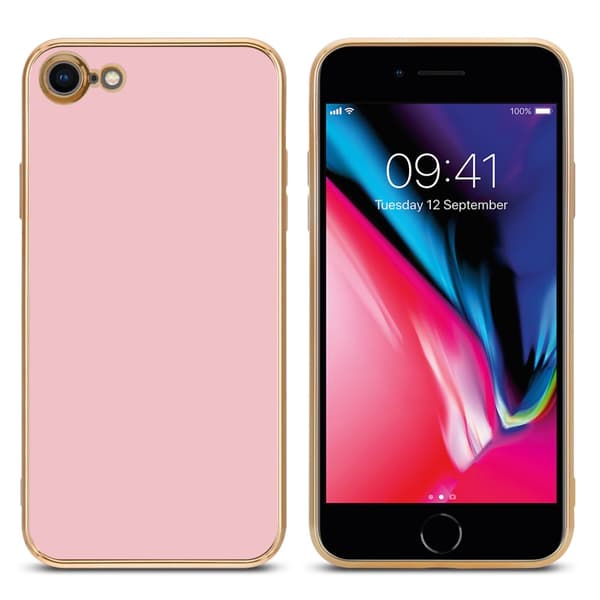 Silikondeksel til iPhone 7 / 7S / 8 / SE 2020 med kamerabeskyttelse