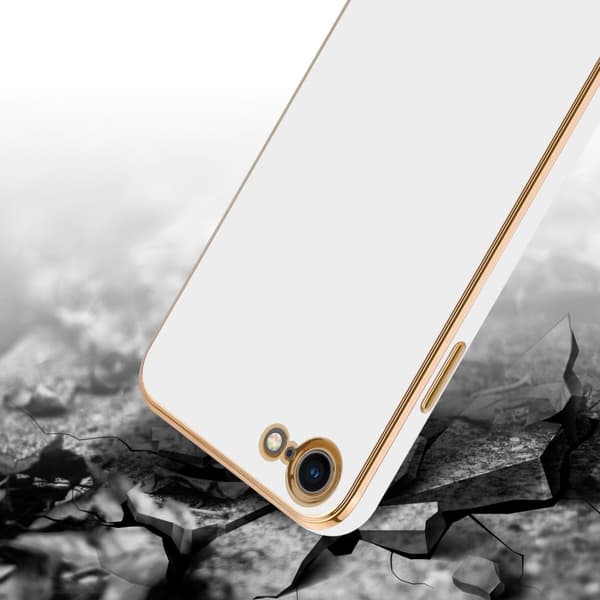 Silikondeksel til iPhone 7 / 7S / 8 / SE 2020 med kamerabeskyttelse