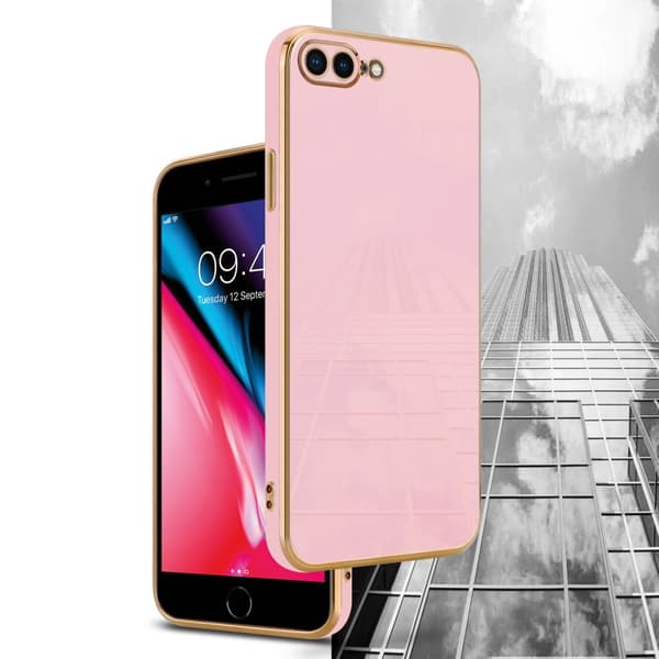iPhone 7 PLUS / 7S PLUS / 8 PLUS Suojakuori Suojakotelo joka on valmistettu joustavasta TPU-silikonista ja jossa on kameran suojaus