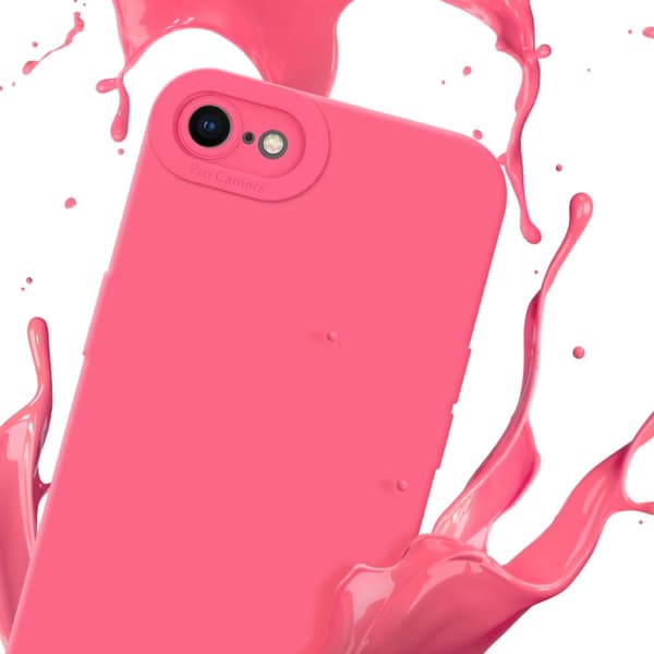 iPhone 7 / 7S / 8 / SE 2020 Fodral Skal Case Cover av flexibelt TPU-silikon Bobilskydd