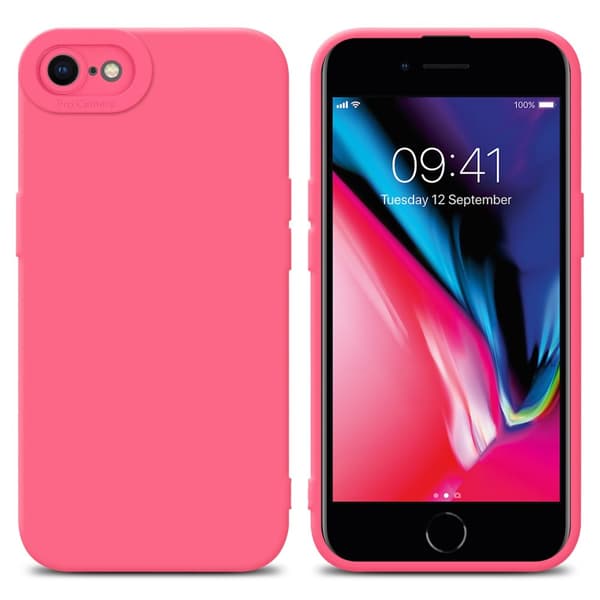 iPhone 7 / 7S / 8 / SE 2020 Fodral Skal Case Cover av flexibelt TPU-silikon Bobilskydd