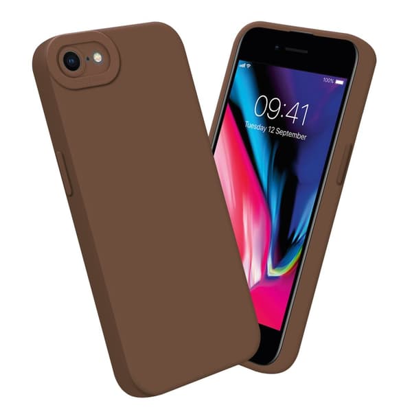 iPhone 7 / 7S / 8 / SE 2020 Fodral Skal Case Cover av flexibelt TPU-silikon Bobilskydd