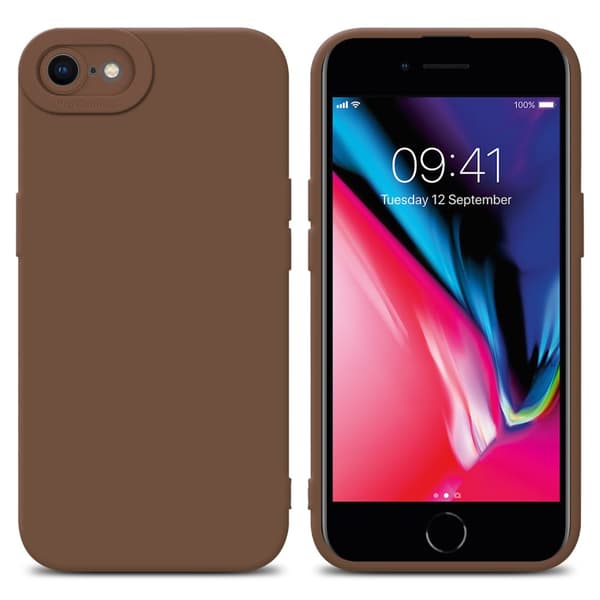 iPhone 7 / 7S / 8 / SE 2020 Fodral Skal Case Cover av flexibelt TPU-silikon Bobilskydd