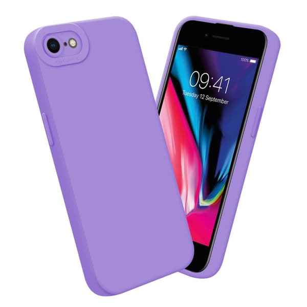 iPhone 7 / 7S / 8 / SE 2020 Fodral Skal Case Cover av flexibelt TPU-silikon Bobilskydd