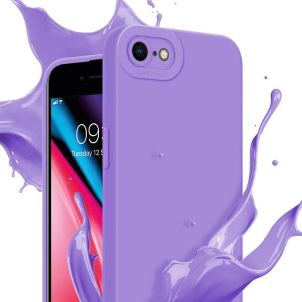 iPhone 7 / 7S / 8 / SE 2020 Fodral Skal Case Cover av flexibelt TPU-silikon Bobilskydd