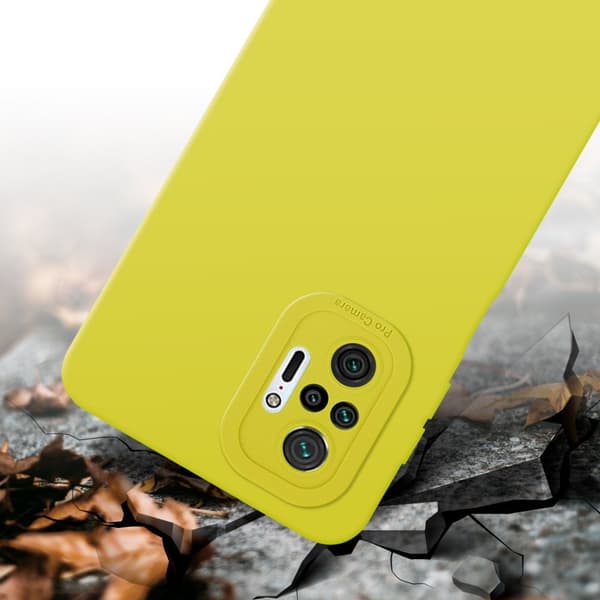 Xiaomi RedMi NOTE 10 PRO Fodral Skal Case Cover av flexibelt TPU-silikon Bobilskydd